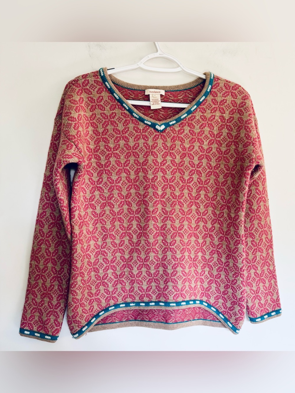 Sundance Fair Isle Sweater w/Wool, Viscose, Merino
